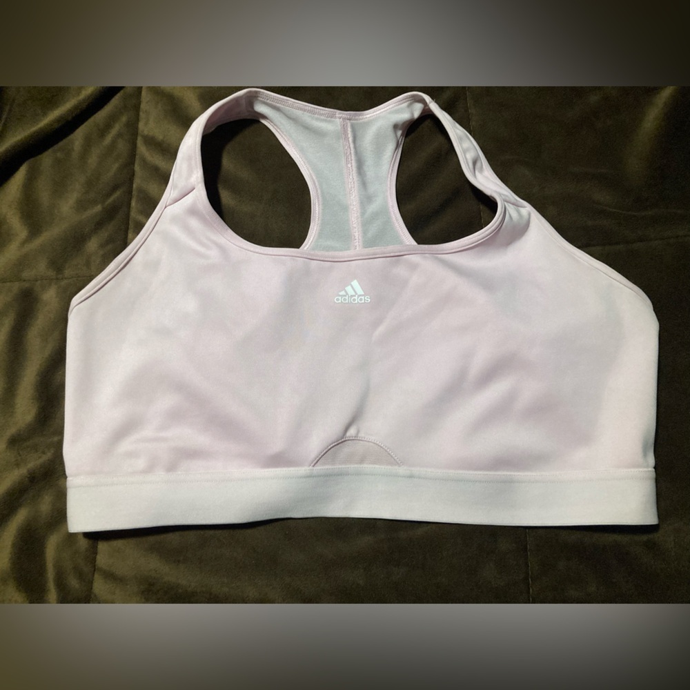 Adidas Light Pink Sports Bra, size XL